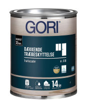 GORI 618 dækkende træbeskyttelse kridt 0,75 liter